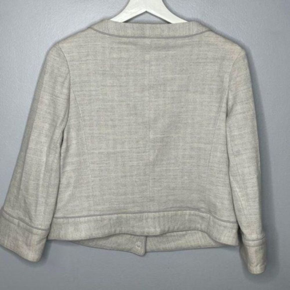 Alice + Olivia Gray Wool Jacket - image 3